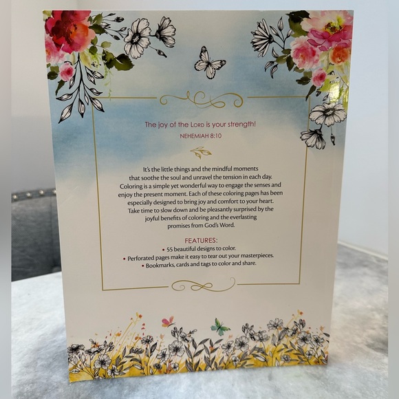 New Coloring Book “Surprised By Joy” An Inspirational Coloring Book - Picture 2 of 3